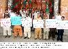 Previous picture :: Activists of Tehreek-e-Insaf (PTI) chant slogans  against the Publication of Blasphemous Caricature