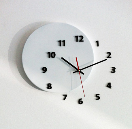 Out of Circle Wall Clock
