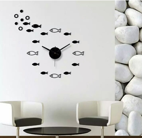 Fish Acrylic Wall Clock
