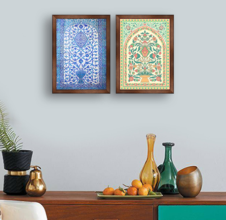 Traditional Islamic floral design
