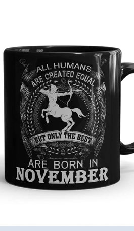 Sagittarius November Mug
