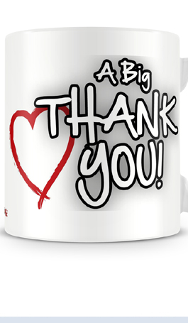 A Big Thank You Mug
